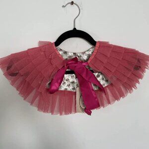 Joyfolie Mia Joy Gia Coral pink Ruffled Caplet Girls